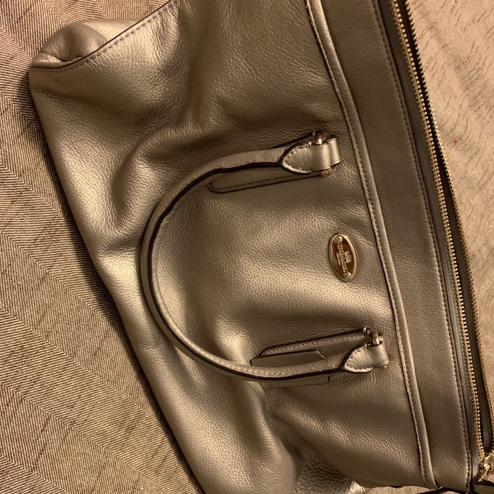 Coach Purse. Gun metal color.